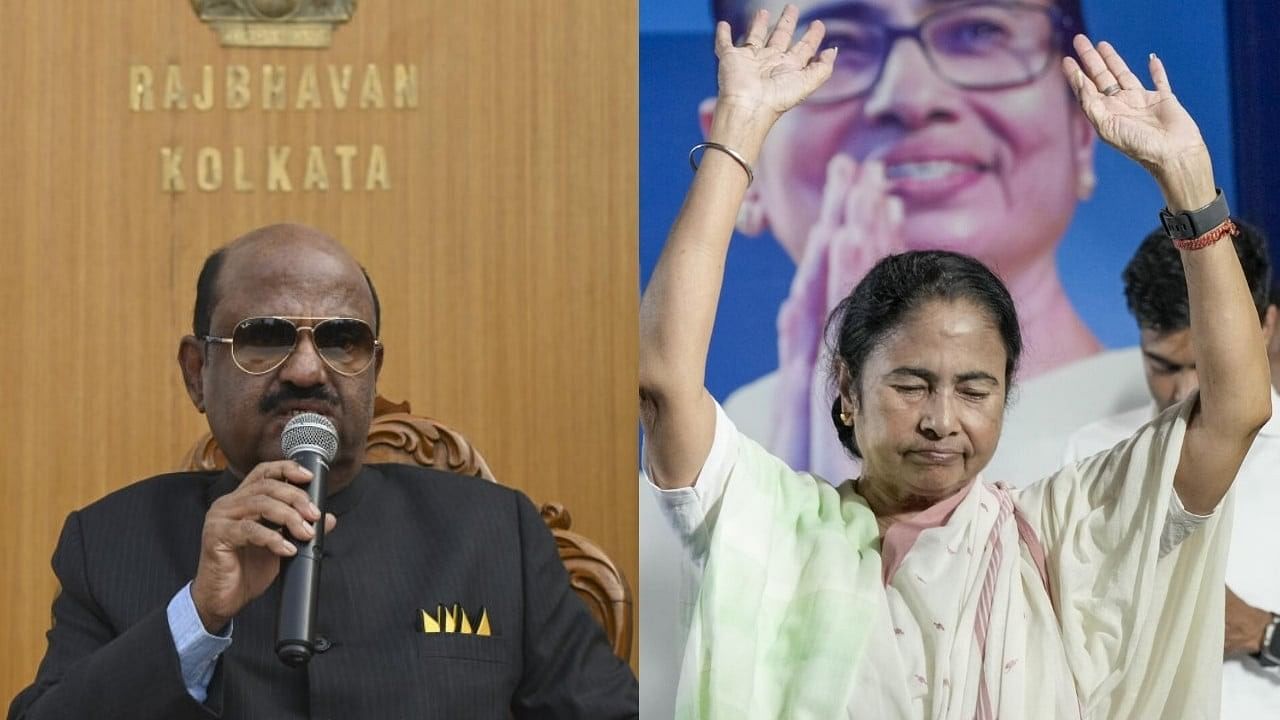 <div class="paragraphs"><p>C V Ananda Bose (left); West Bengal CM Mamata Banerjee (Right) </p></div>